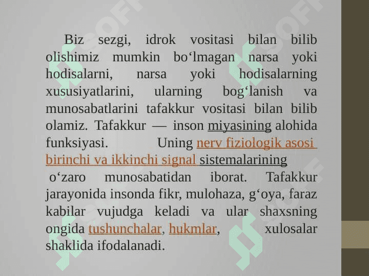 Tafakkur buzilishlari 5