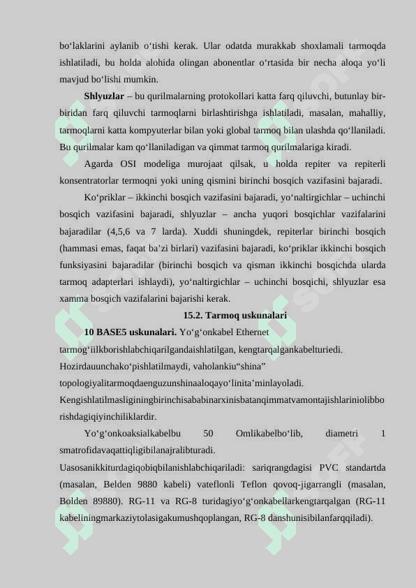 Tarmoq qurilmalari 7