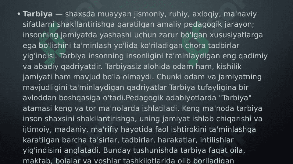 PEDAGOGIKA SHAXS TARBIYSAI VA RIVOJLANISH TO’G’RISIDAGI FAN. ILMIY PEDAGOGIKA 3