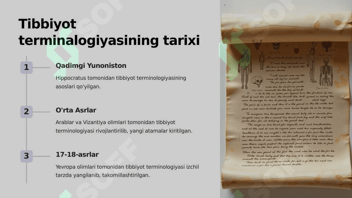 Tibbiyot terminalogiyasi asoschisi 2