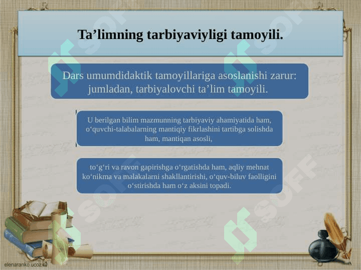 O`ZBEK TILI O`QITISH TAMOYILLARI 3