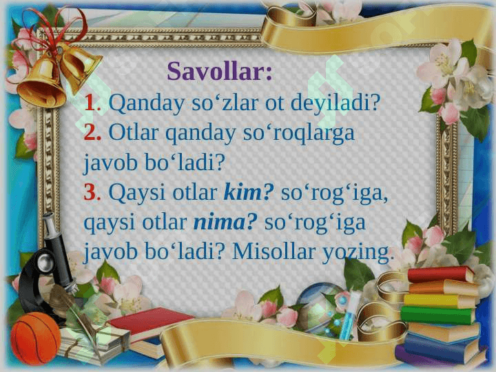 Sifat so'z turkumi 2