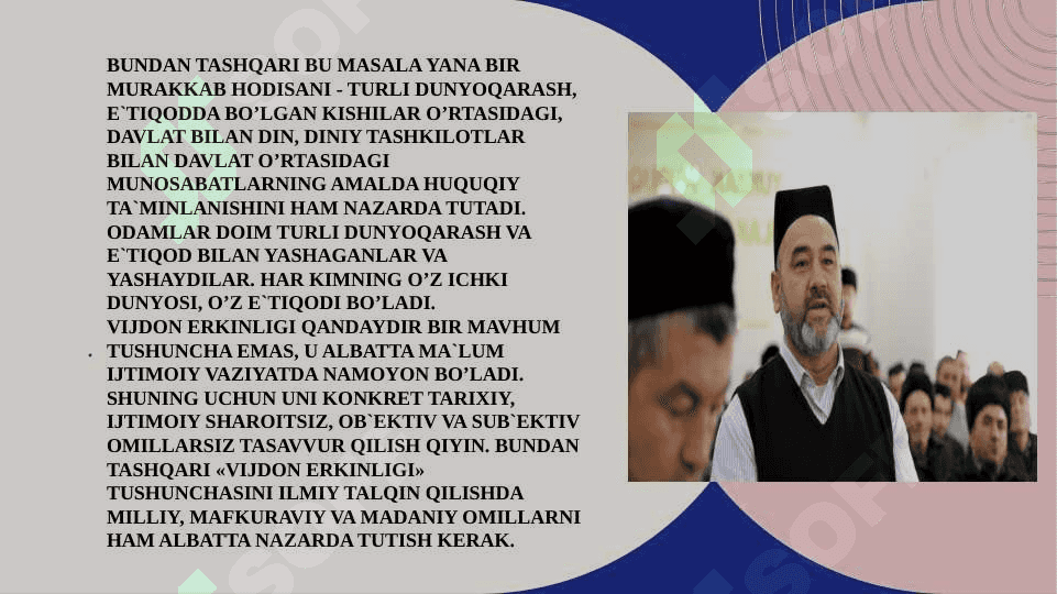 Diniy tashkilotlarning zamonaviy dunyoviy meʼyorlarga moslashuvining ahamiyati 4