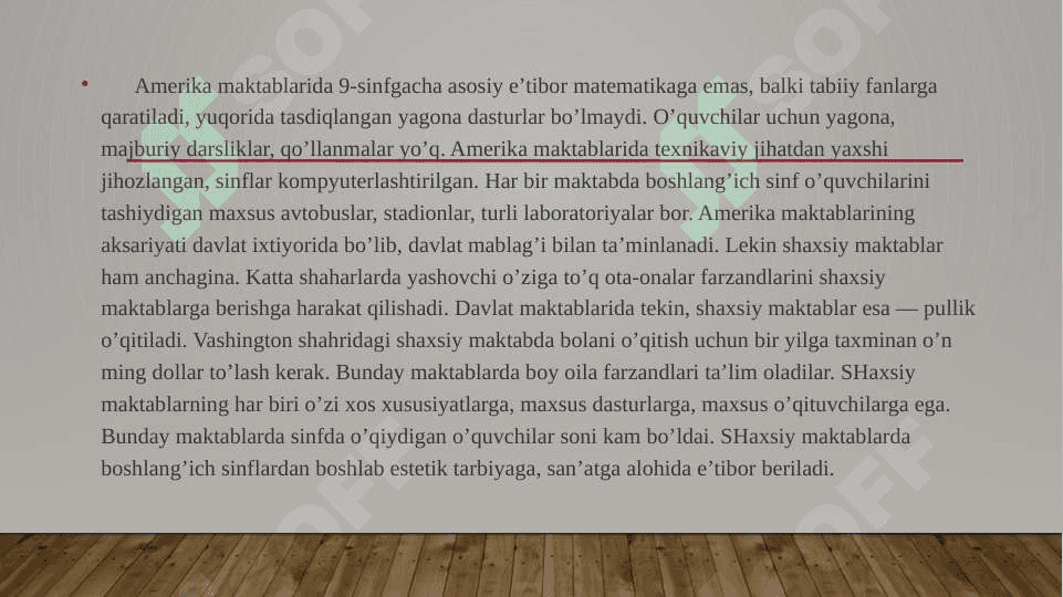 Rivojlangan xorijiy mamlakatlarda ta’lim tizimi 3