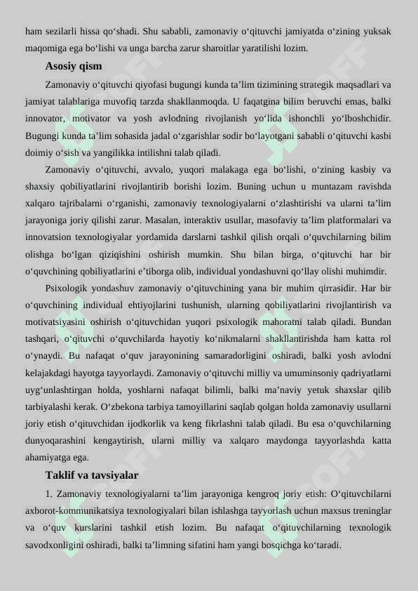 Zamonaviy o’qituvchi qiyofasi 2