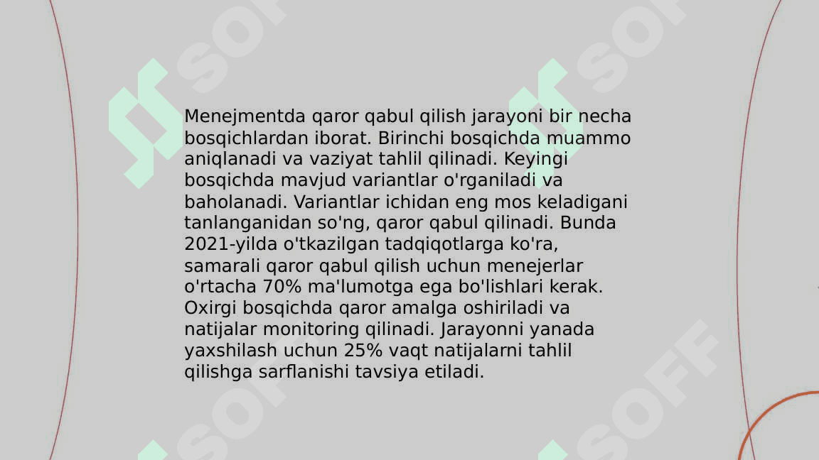 Menejmentda qaror qabul qilish 3