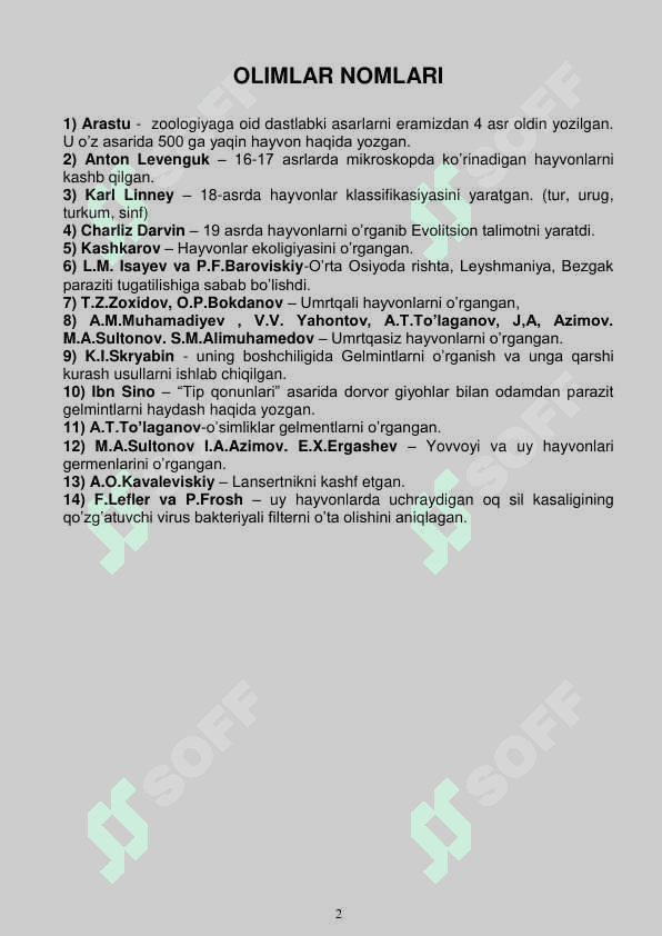 Zalogiyadan toʻliq mavzulashtirilgan testlar 2