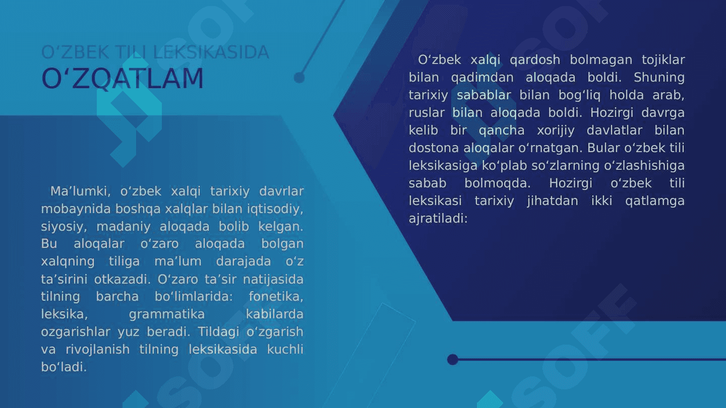 LUG‘AT TARKIBIDAGI SO‘ZLARNING KELIB CHIQISHI, IJTIMOIY GURUHLAR TOMONIDAN QO‘LLANISHI JIHATIDAN TAVSIFLANISHI 3