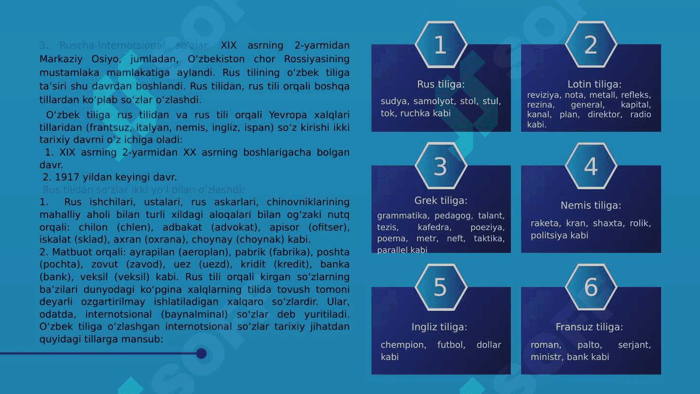 LUG‘AT TARKIBIDAGI SO‘ZLARNING KELIB CHIQISHI, IJTIMOIY GURUHLAR TOMONIDAN QO‘LLANISHI JIHATIDAN TAVSIFLANISHI 7