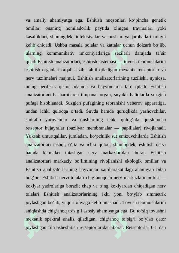 Eshituv analizatorida nuqsonlarning kelib chiqishi 2