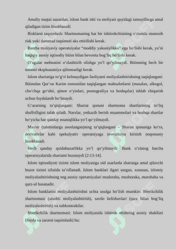 Islomiy banklar 3