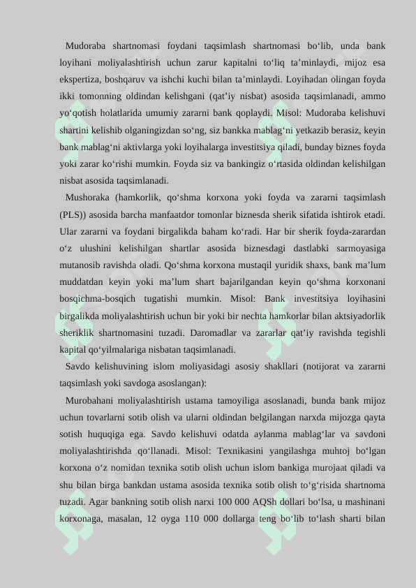 Islomiy banklar 4