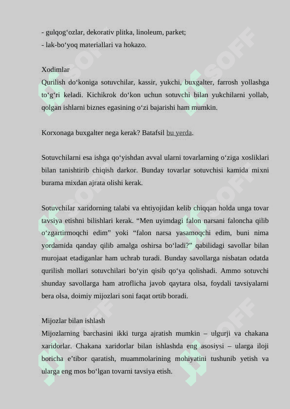 ma'suliyati cheklangan jamiyati amaliyot  hisoboti 7