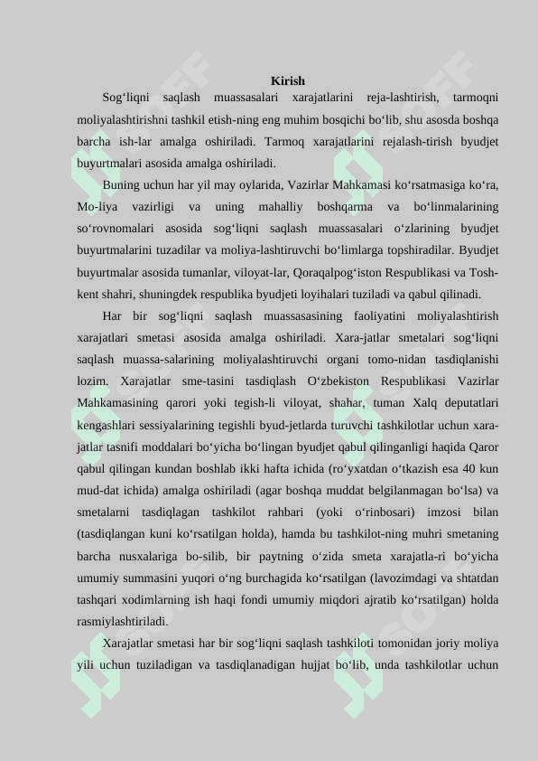 Respublika tez tibbiy yordam markazi filiali o'talgan amaliyot bo`yicha hisobot 2