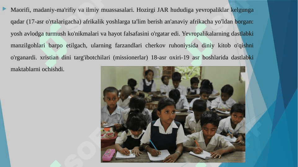 AFRIKA MAMLAKATLARIDA TA'LIM TARBIYA JARAYONLARI 4