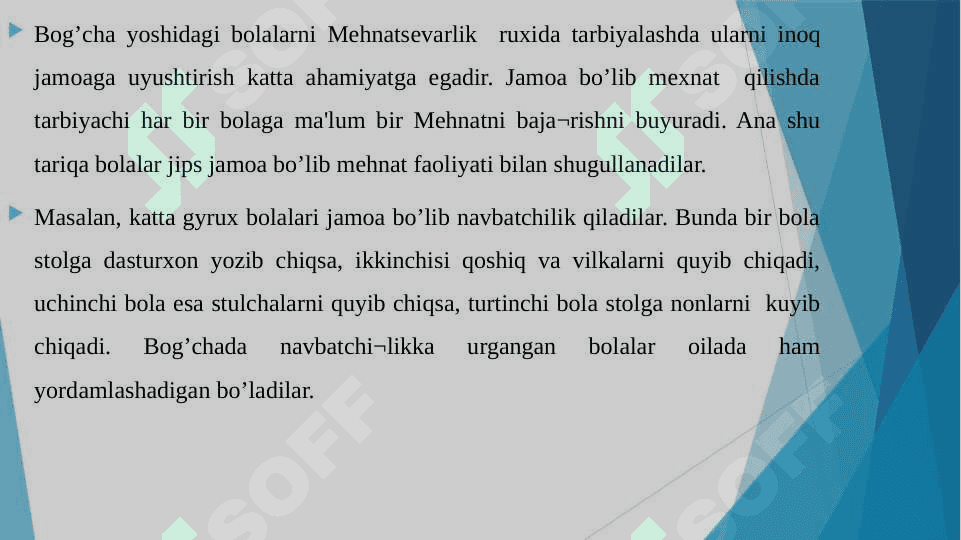 MAKTABGACHA TARBIYA YOSHIDA BILISH JARAYONLARI VA MEXNAT FAOLIYATINING XUSUSIYATLARI 7
