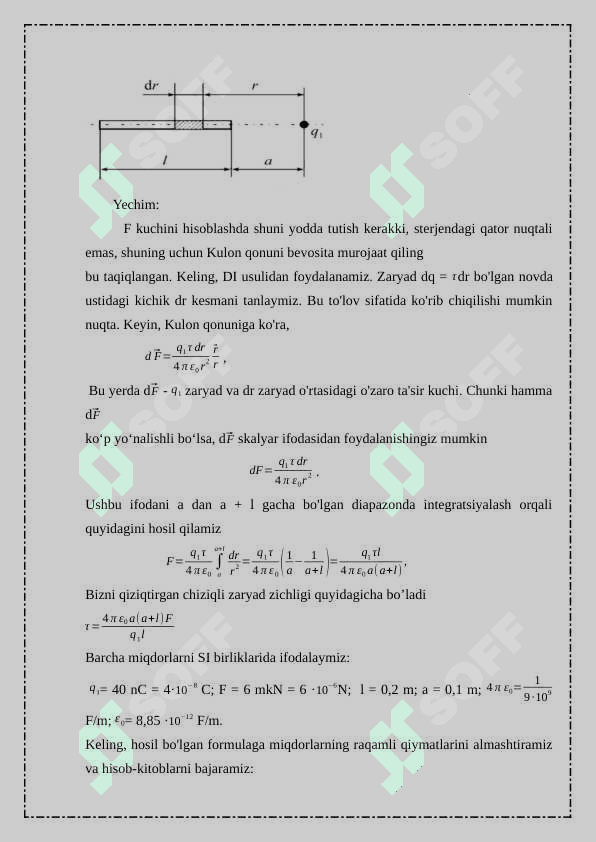 FIZIKADAN MASALALAR YECHISH METODIKASI 3