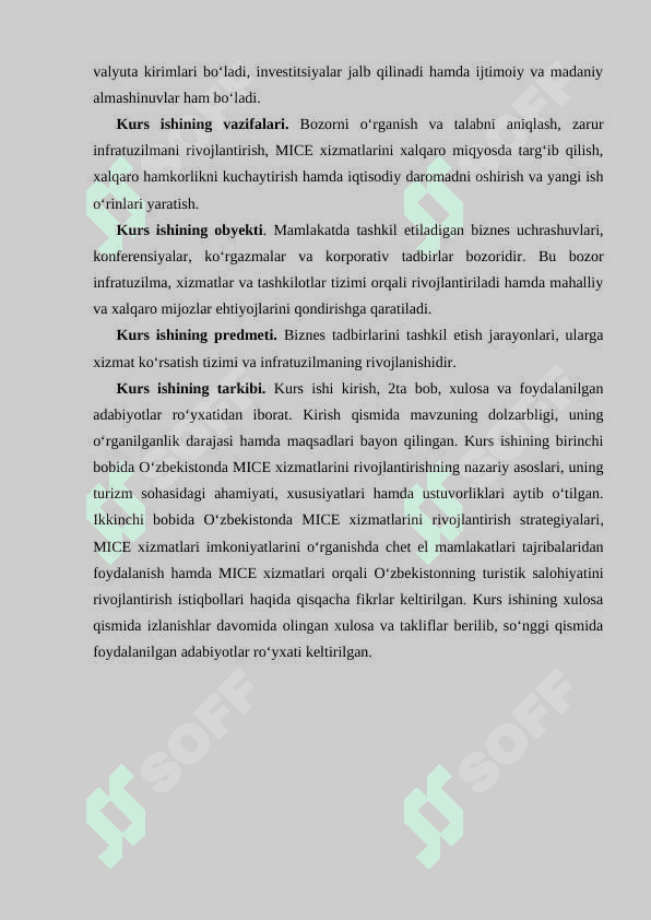 O‘zbekiston turizm bozorida MICE xizmatlarini tatbiq qilish strategiyalari 4