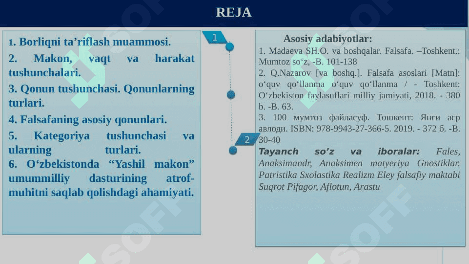 Borliq (ontologiya) va rivojlanish falsafasi 2