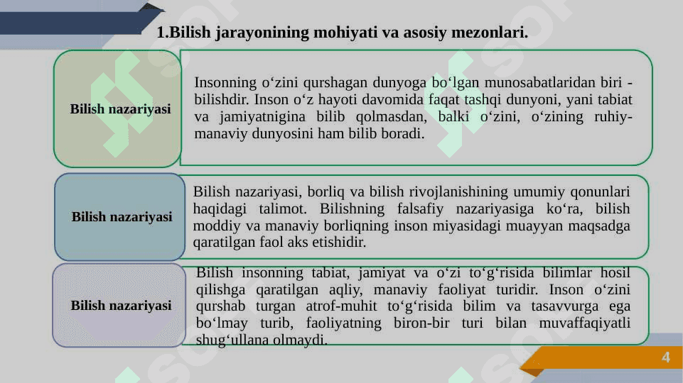 Bilish falsafasi (gnoseologiya) 4