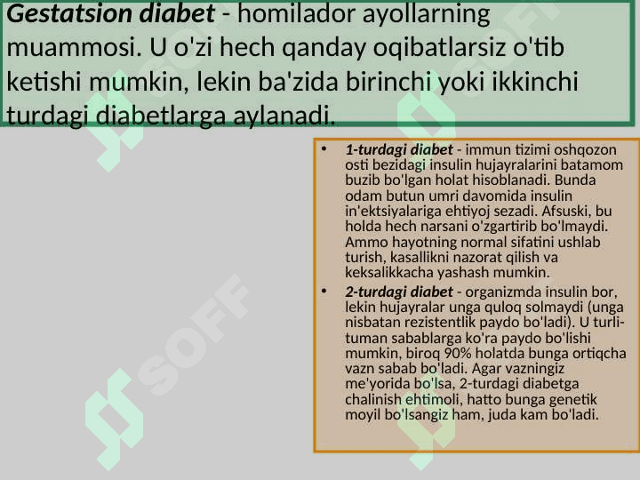 Qandli diabet 3