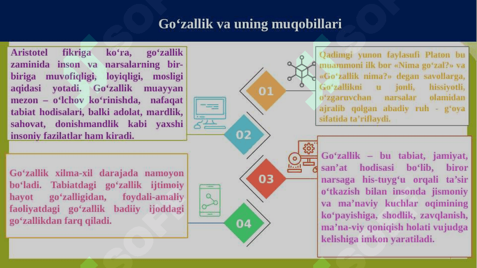 Nafosat falsafasi (Estetika) 8
