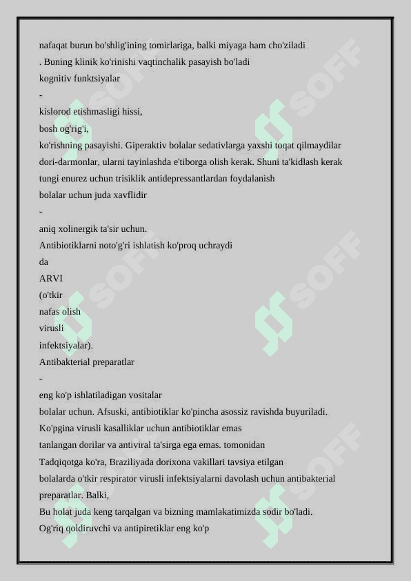 DORI VOSITALARINI PEDIATRIYADA QO'LLASH XUSUSIYATLARI 4