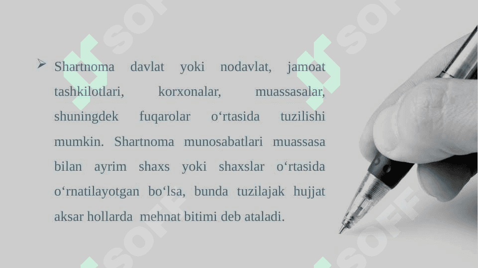 SHARTNOMANING O'ZIGA XOS XUSUSIYATLARI 4