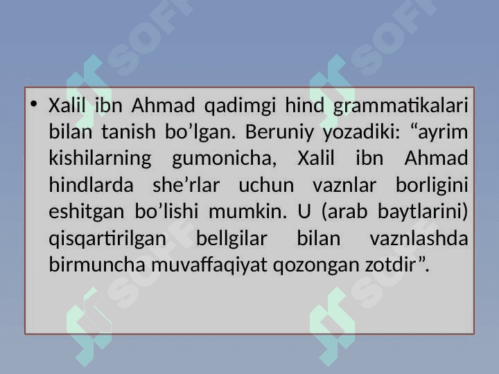 Aruz she’r tizimi haqida umumiy ma’lumot 5