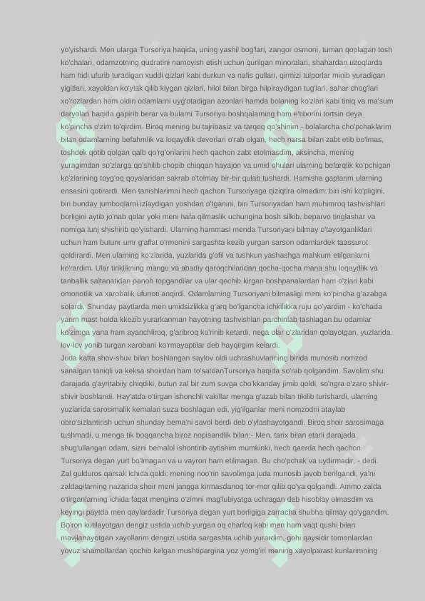 NAZAR ESHONQUL. XAROBA SHAHAR SURATI (HIKOYA) 3