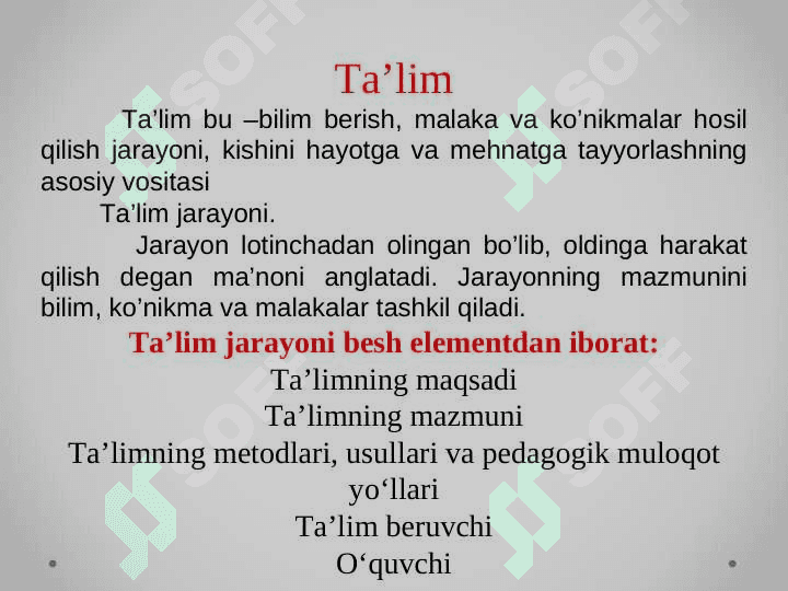 TA’LIM VA TARBIYA PSIXOLOGIYASI pptx 3