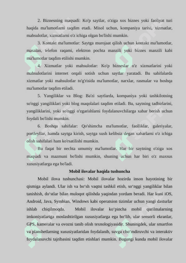 Web dizayn, web saytlar interaktiv ilovalar yoki mobil interfeyslar tashkil etish bosqichlari 2