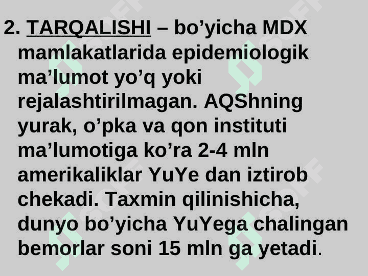 YURAK YETISHMOVCHILIGI 3