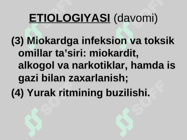 YURAK YETISHMOVCHILIGI 5