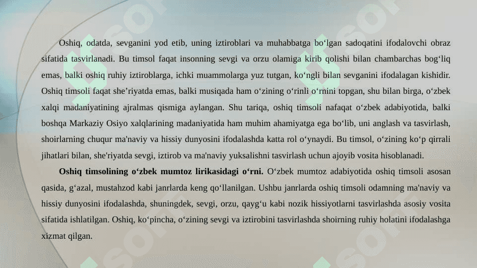O‘ZBEK MUMTOZ ADABIYOTIDA OBRAZLAR TIZIMI(LIRIK ASARLAR MISOLIDA) 8