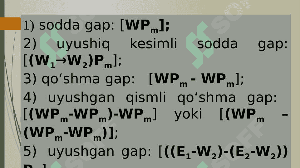 Qo‘shma gap va uning o‘zbek tilshunosligidagi tadqiqi. Qo‘shma gaplar tasnifi masalasi. Tobe komponentli qo‘shma gapning an’anaviy talqini va tasnifi 6