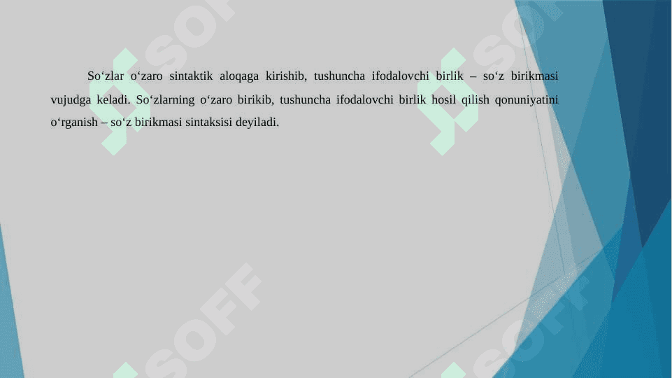 So‘z birikmasi sintaksisi. So‘z birikmasi asosiy sintaktik birlik sifatida 4