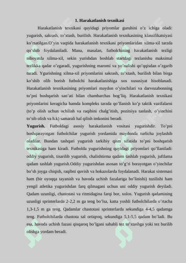 FUTBOL O‘YIN TEXNIKASI VA TAKTIKASINI O‘RGATISH 2