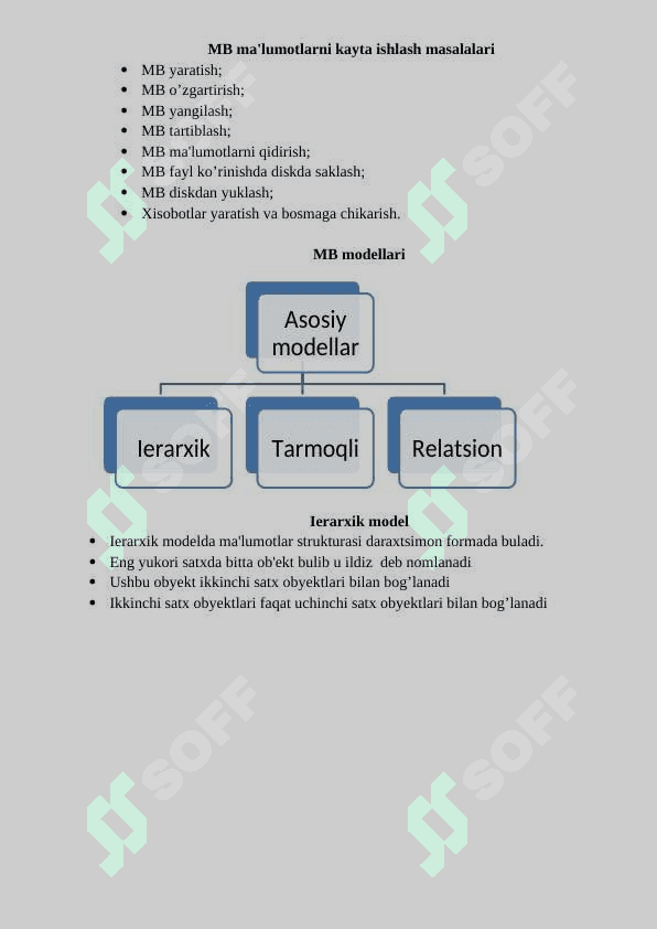 Biznes modelida ishlovchi loyihalar tizimini yaratish 7