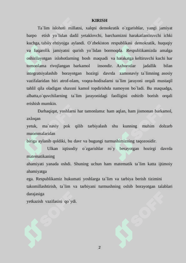 4-SINFDA MUSTAQIL ISHLARNI TASHKIL ETISH METODIKASI 2