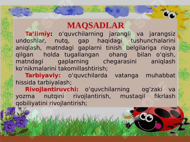 unli tovushlar 5