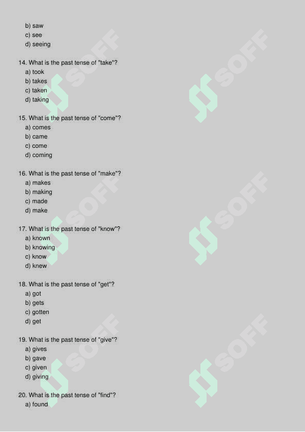 English test 3