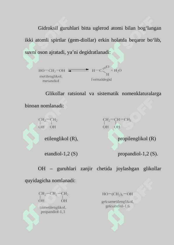 Aromatik spirtlarning olinishi, nomenklaturasi, fizik – kimyoviy xossalari. 8
