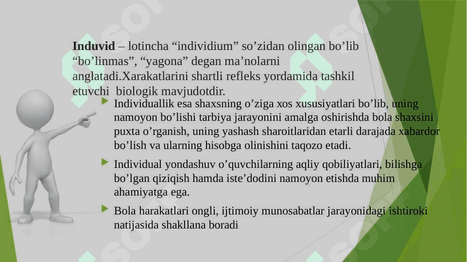 Shaxsning rivojlanish tarbiyasi va ijtimoiylashuvi 4