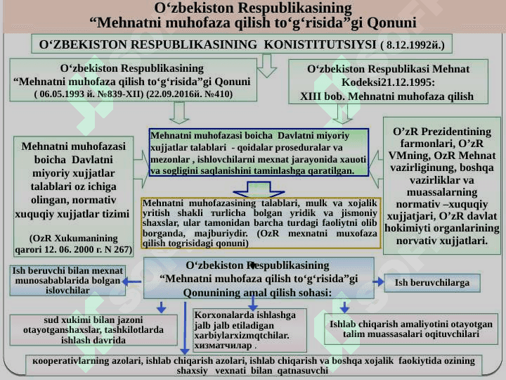 HAYOT  FAOLIYATI XAVFSIZLIGINING  HUQUQIY  ASOSLARI pptx 6