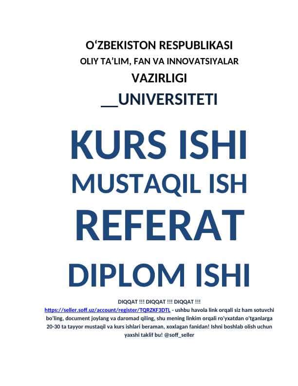 Men nechun sevaman O'zbekistonni.