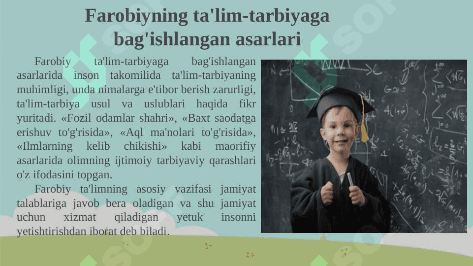 MAKTABGACHA YOSHDAGI BOLALARNI AQLIY TARBIYASI 7