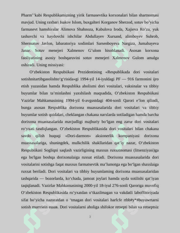Hisobot amaliyot (Iqtisod) 3