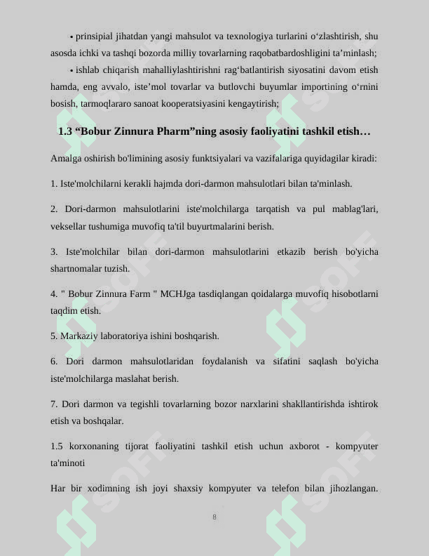 Hisobot amaliyot (Iqtisod) 8