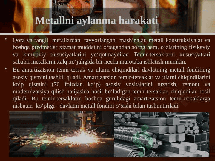 Metallni aylanma harakati 3